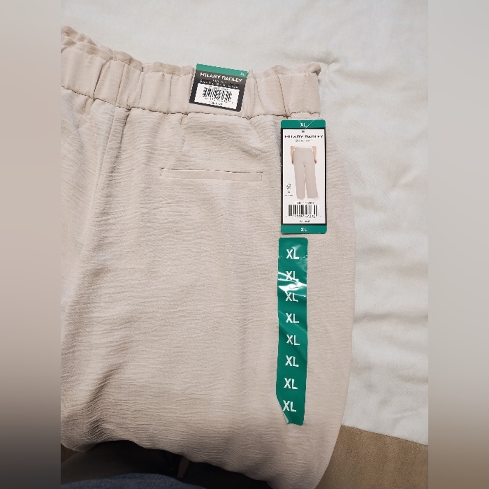 Beige Wide-Leg Pants - Picture 5 of 8